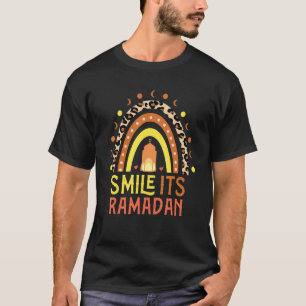Smile It's Ramadan Muslim Ramadan Kareem Islamic E T-Shirt