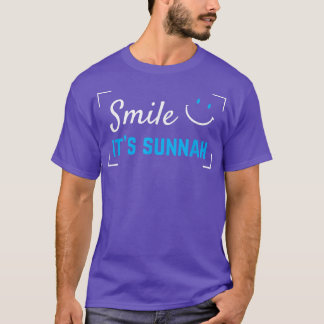 Smile It's Sunnah Islamic Saying Islam  For Muslim T-Shirt