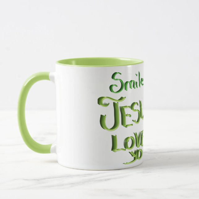 Smile- JESUS LOVE YOU MUG (Left)