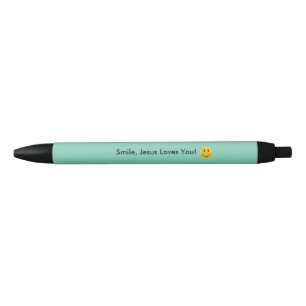 Smile, Jesus Loves You Black Ink Pen