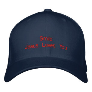 Smile Jesus Loves You Hat