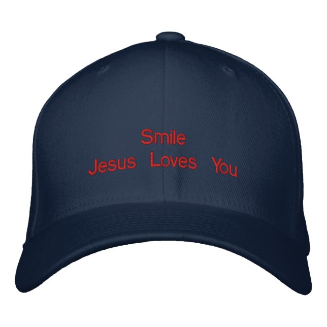 Smile Jesus Loves You Hat (Front)