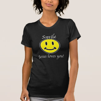 Smile, Jesus loves you T-Shirt