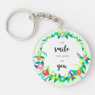 Smile Key Ring