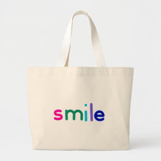 Smile Large Tote Bag