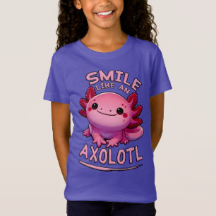 Smile Like an Axolotl Girls T-Shirt