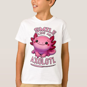 Smile Like an Axolotl Kids T-Shirt