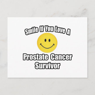 Smile...Love a Prostate Cancer Survivor Postcard