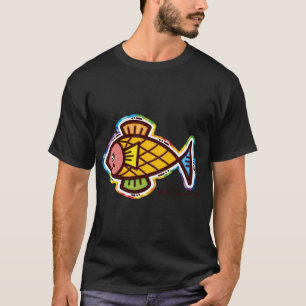 smile lucky little fish dream, fishing, rainbow pa T-Shirt