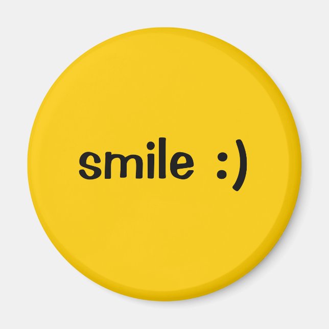 smile :) magnet (Front)