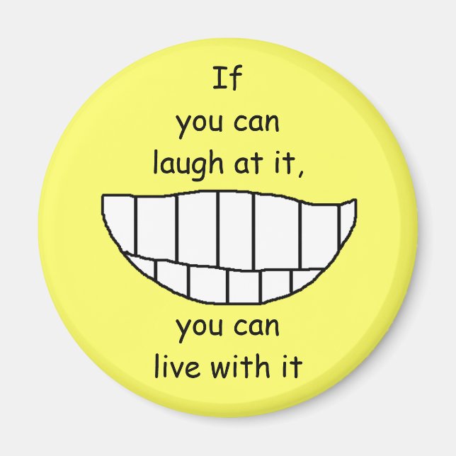 SMILE !  - magnet - Customised (Front)