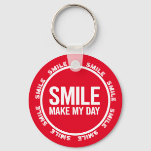 SMILE Make My Day Key Ring