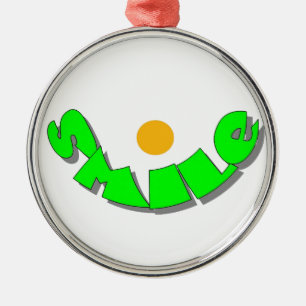 Smile Metal Tree Decoration