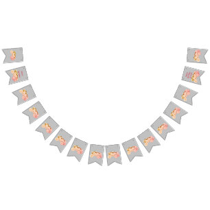 Smile Monster Truck Rally Birthday Party Bunting