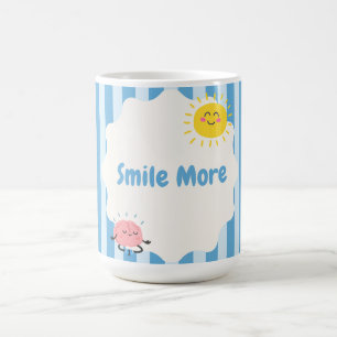 Smile More Inspirational mug Cute Positive