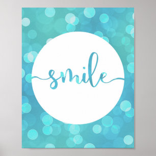 Smile! Motivational Quote Wall Art