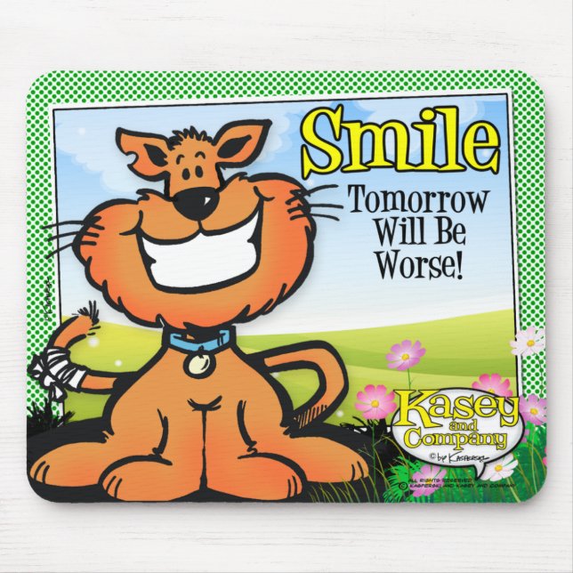 Smile Mouse Mat (Front)