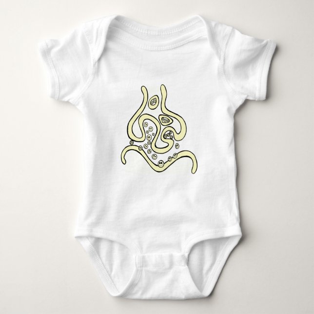 Smile Neurotransmitters Baby Bodysuit (Front)