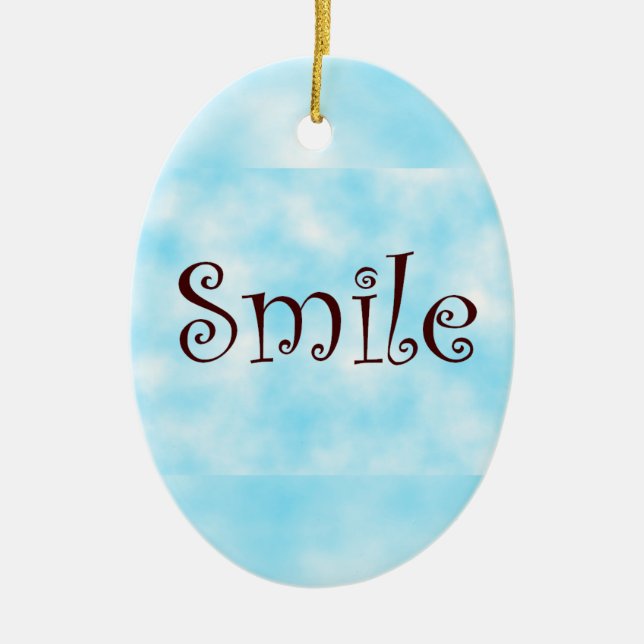 Smile-oval ornament (Front)