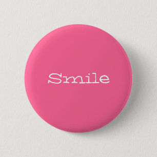 Smile please! 6 cm round badge