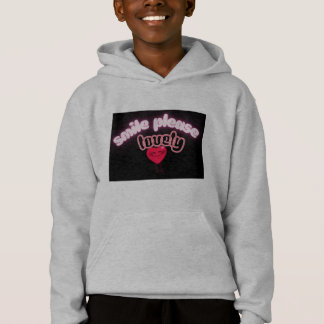 Smile Please Kids Pullover Hoodie