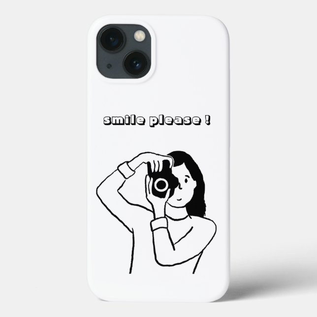 Smile Please Phone Case (Back)