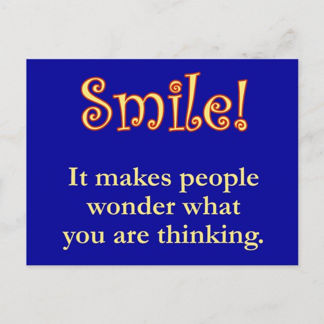 Smile! Postcard (Front)