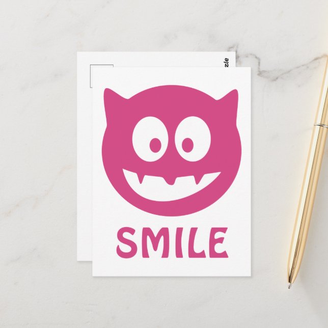 SMILE POSTCARD (Front/Back In Situ)