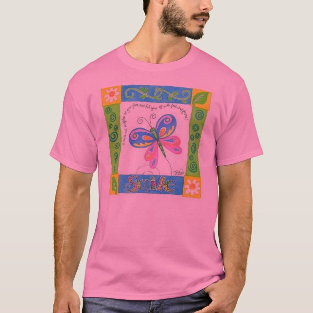 Smile-Print-C10281110 T-Shirt (Front)