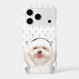 Smile Pup: Music Vibes Smiling Bichon Art