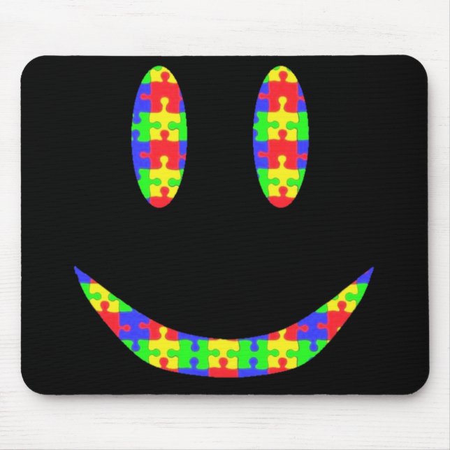 Smile Puzzle Mouse Mat (Front)