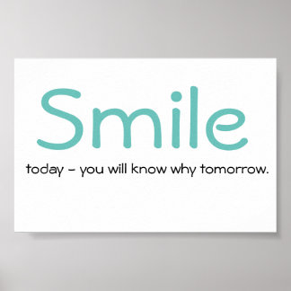 Smile quote poster