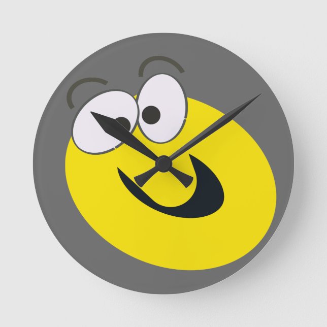 Smile Round Clock (Front)