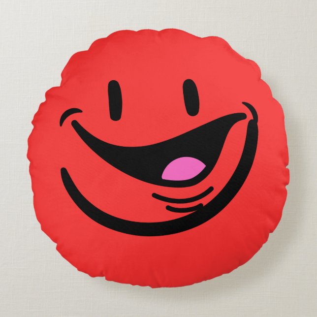 Smile Round Pillow (Front)