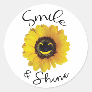 Smile & Shine Classic Round Sticker