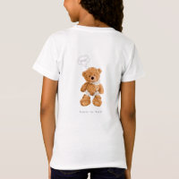 Smile slogan with broken bears heart.