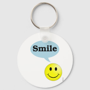 Smile-Smiley Face Key Ring