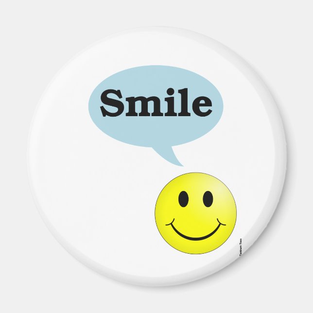 Smile-Smiley Face Magnet (Front)