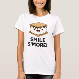 Smile Smore Funny Sweet Food Pun  T-Shirt