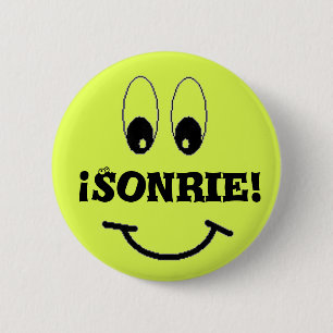 smile, Sonrie! 6 Cm Round Badge