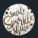 Smile ,Sparkle,shine Dartboard<br><div class="desc">Smile , Sparkle, shine, motivational,  inspirational,  Endurance,  Inspire,  Accomplish,  Positive,  happiness,  motivate,  success,  strong

Planner,  Positive,  Positive Mindset,  Possibilities,  Pride,  Prioritise,  Reach,  Risk,  Role Model,  Satisfaction,  Satisfy,  Self-Control,  Self-Satisfaction,  Skill,  Skilful,  Skillfullness,  Spirit,  Spirited,  Spunk,  Strength,  Succeed,  Sustain,  Sustenance,  Teach,  Teachable,  Trust,  Trustworthy,  Value,  Values,  Wisdom,  Wise</div>