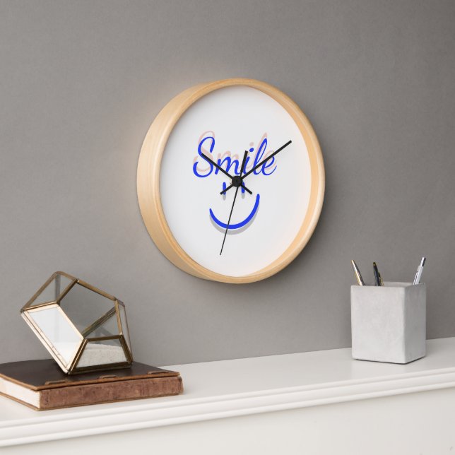Smile – Spread Positivity and Happiness Clock (Office)