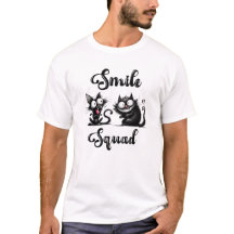 Smile Squad with Funny Cats Design