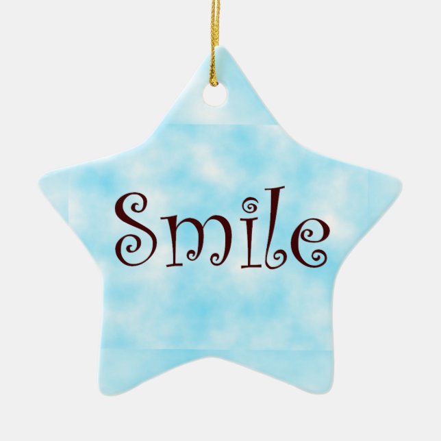 Smile-star ornament (Front)