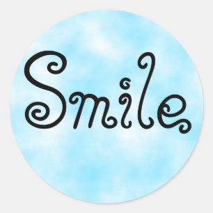 Smile-sticker Classic Round Sticker