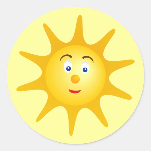 Smile sun - Sticker (Front)