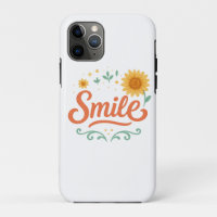 Smile Sunflower iPhone 11 Pro Case | Positive Vibe