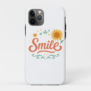 Smile Sunflower iPhone 11 Pro Case   Positive Vibe