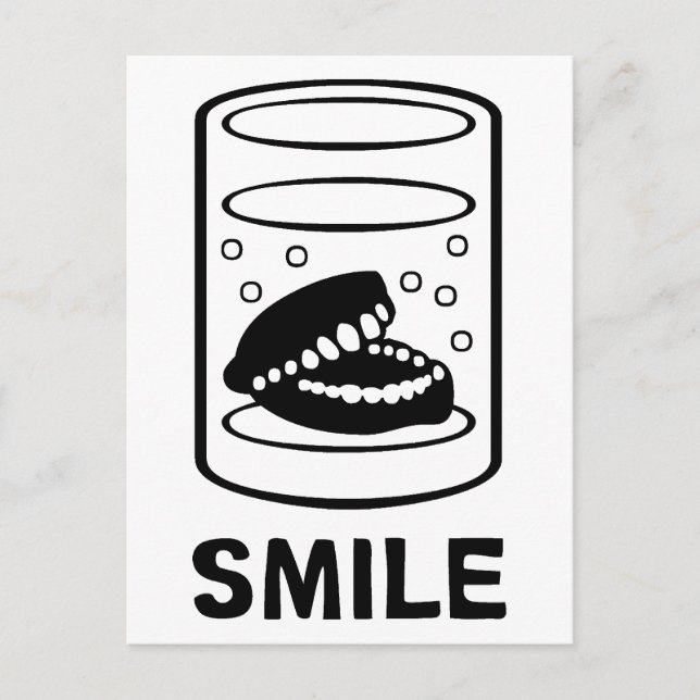 Smile Teeth Postcard (Front)