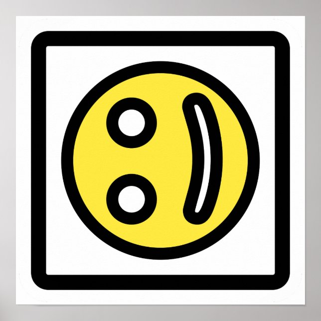 Smile That’s Not Quite Right – Artistic Face Print (Front)